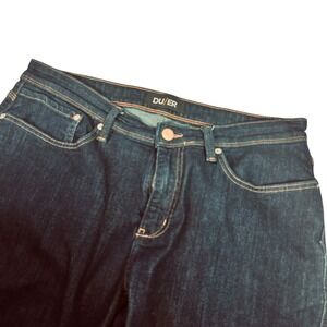 DU/ER L2X Relaxed Taper Dark Wash Denim Jeans 34x30